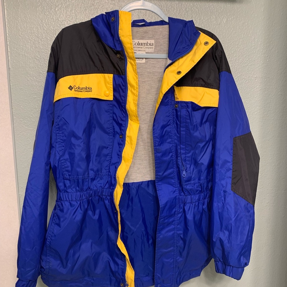 Columbia Vintage Windbreaker Long Jacket Coat